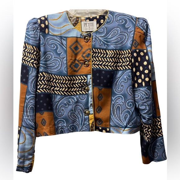 VINTAGE STATEMENT BLAZER TOP - Picture 4 of 4